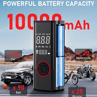 2025 Portable sans fil Mini voiture pompe de gonflage d'air ABS matériel électrique vélo gonfleur de pneu haute efficacité de gonflage des pneus