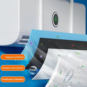 Climatiseur <span class=keywords><strong>mural</strong></span> ABS avec <span class=keywords><strong>déflecteur</strong></span> de vent à installation facile pour une utilisation au bureau à domicile - Product Image 6