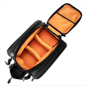 Cuero plegable de viaje bicicleta asiento trasero de carga bicicleta marco bolsa maletero alforja bolsa - Product Image 6
