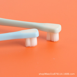 Single Bristle Soft Bristle Orthodontic Toothbrush Blue Green Pink For Wisdom Teeth Cleaning Adult Manual High Quality - Product Image 5