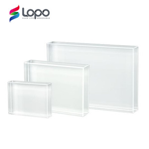 High Quality LOPO Brand Durable Substrates Crystal Painting Small Medium <strong>Large</strong> Cubic Sublimation Glass Photo <strong>Frame</strong> Blank for - Product Image 3