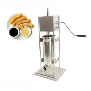 Fabricant Churros Machine prix Manuel Espagne Churro Donut Machine Inox avec prix équitable usine de boyau Halal