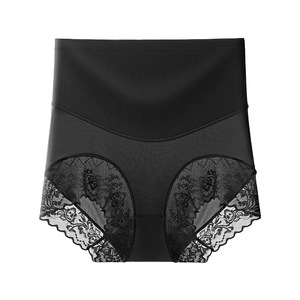 Pantalones Moldeadores de Nylon de Alta Calidad para Mujer Posparto, Talla XL, Tipo Tanga, Sin Costuras, con Bordes Rizados, Tinte Liso, Logotipo en la Cintura - Product Image 3