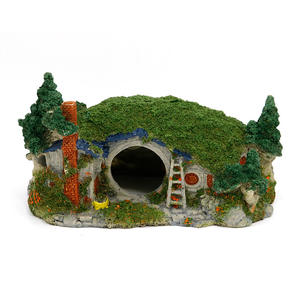 Reptil Caja Refugio Ornamento Gran Acuario Decoración Hobbit Casa Cueva Pescado Escondite - Product Image 6
