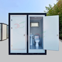 Salle de repos extérieure préfabriquée Toilettes portables et salle de douche Salle de bain modulaire à l'arrière-cour