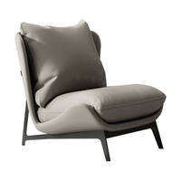 Fauteuil individuel pour la chambre à coucher, fauteuil lounge moderne et minimaliste, fauteuil inclinable de style minimaliste pour le salon