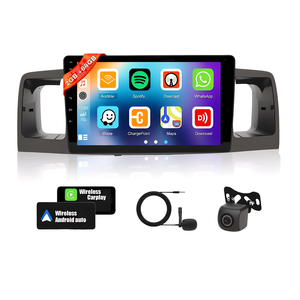 Pemutar Multimedia mobil, 9in 4 + 64G CarPlay dengan Gps layar Ips autosonik <span class=keywords><strong>Android</strong></span> Radio Stereo mobil untuk Toyota Corolla 2005-2012 DVDplayer - Product Image 1