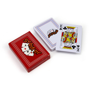 Tùy chỉnh thiết kế tuck hộp singe boong 54 thẻ <span class=keywords><strong>32</strong></span> thẻ 100% PVC nhựa chơi thẻ không thấm nước Poker baloot - Product Image 5