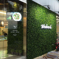 Nouvelle conception personnalisée de mur végétal vertical de style jungle, plante artificielle suspendue au mur, mur de gazon vert pour la décoration de la maison