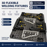 Fixations pour plateformes de soudage 3D à serrage rapide, accessoires de gabarit complets pour un positionnement rapide sur tables de soudage modulaires