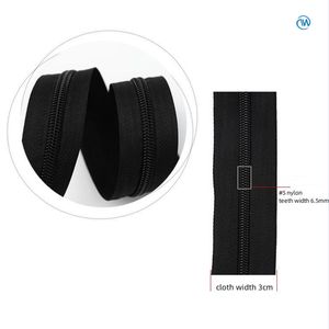 Dawei Factory Wholesale Nylon Zipper Roll #5 Nylon Coil Long Chain Zipper <strong>Tape</strong> - Product Image 6