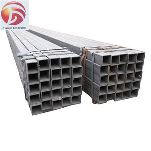 80*80 Q235 Q355 tubo de acero hueco cuadrado 6x6 tubo de acero cuadrado y rectangular galvanizado para líneas de producción automatizadas - Product Image 3