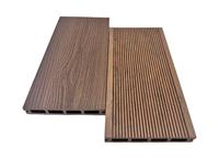 Nouveau revêtement de terrasse en composite bois-plastique WPC à grain de bois 3D profond et couleurs mélangées