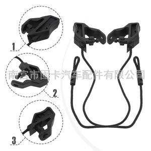 Cordon de fixation de cloison de coffre Audi A3 S3 RS3 8V4867667 8V4867668, cordon de suspension en plastique pour organisateur de voiture - Product Image 3
