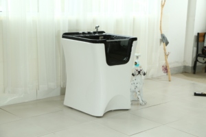 Baignoire à remous portable moderne pour chien, bain au lait à l'ozone pour le toilettage en intérieur, pour utilisation en appartement - Product Image 6