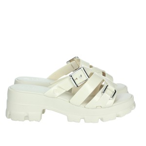 รองเท้าแตะสีดำแฟชั่นสำหรับผู้หญิงสายรัดข้อเท้าหัวแหลม18848พื้นรองเท้า PU ใส่สบายทำจากวัสดุส่วนบนผูกเชือก - Product Image 4