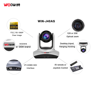 Giải Pháp Phát Sóng Chuyên Nghiệp WODWIN SDI IP POE <span class=keywords><strong>PTZ</strong></span> 1080P 20x Camera Zoom Quang Học Với Bộ Điều Khiển Cần Điều Khiển RJ45 - Product Image 6