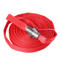 Tuyau d'incendie de haute qualité de 1 pouce, équipement de pompier, tuyau d'incendie à double enveloppe, raccords de tuyau, tuyau haute pression pour l'irrigation