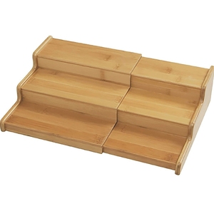 Étagère à épices extensible à 3 niveaux <span class=keywords><strong>en</strong></span> bambou, organisateur <span class=keywords><strong>de</strong></span> condiments <span class=keywords><strong>en</strong></span> <span class=keywords><strong>bois</strong></span> pour comptoir, étagère <span class=keywords><strong>de</strong></span> rangement <span class=keywords><strong>de</strong></span> <span class=keywords><strong>cuisine</strong></span> - Product Image 1