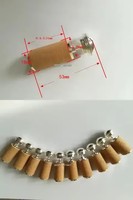 Premium Silver Plated Brass Material Flute Head Screw Cork Plug Wholesale Musical Instrument Accessories