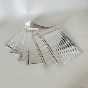 Sobre de correo de burbujas de 2 mil ecológico plateado personalizado, biodegradable para embalaje de ropa, entrega de regalo para envío de zapatos - Product Image 3