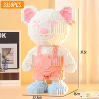 Source Usine Spot Livraison Éducatifs DIY Ours Brique Blocs de Construction Ensembles Jouets Pour Enfants
