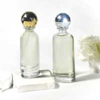Nouveau design unique en gros d'atomiseur de pompe de pulvérisation bouteille d'huile corporelle boîte cosmétique 50ml 100ml bouteille de parfum de luxe avec boîte