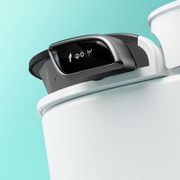 Toilette intelligente en céramique entièrement automatique, à poser au sol, avec lumière nocturne, séchage, stérilisation, télécommande et contrôle par application mobile