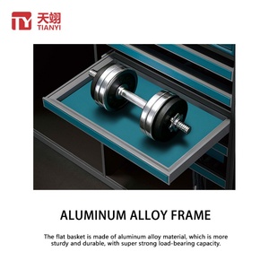 Modern Aluminium Alloy Wall Mount Detachable Wardrobe Hardware Pull-Out Leather <b>Storage</b> <b>Box</b> Accessory Home Furniture Bedroom - Product Image 2