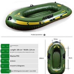 Nuevo Kayak Inflable de PVC para 1-2 Personas, Modelo 2026, Ideal para Aventuras en Ríos de Agua Blanca, Excelente para Rafting, Pesca y Deportes al Aire Libre - Product Image 4