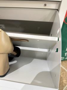 Meuble à chaussures moderne Mryal blanc avec tiroirs pour entrée, rangement et organisation pour la maison et l'appartement - Product Image 3