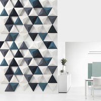 Diffuseur de panneaux muraux acoustiques 3D pour équipement de studio d'enregistrement Panneaux acoustiques de bricolage Panneau mural insonorisé 100% polyester