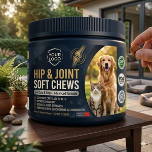 Integratori per Animali Domestici a Marchio Privato, Caramelle Morbide per la Cura delle Articolazioni dei Cani, Vendita all'Ingrosso Diretta dalla Fabbrica, Fornitore Certificato ISO GMP - Product Image 1