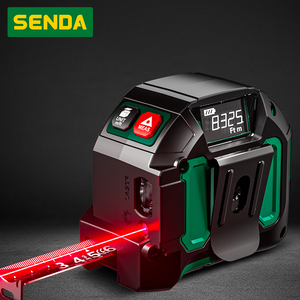 מדידת סרט לייזר 60 מ '(תצוגת lcd דיגיטלית, נטענת usb) - Product Image 1