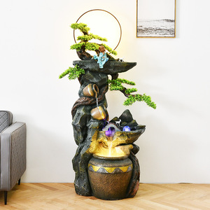 Grande cascade <span class=keywords><strong>lumineuse</strong></span> de Style européen pour l'intérieur et l'extérieur, décoration de jardin, <span class=keywords><strong>fontaine</strong></span> d'eau avec lumière - Product Image 5