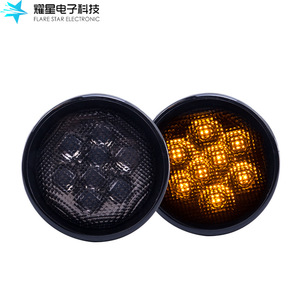 Flare <b>Star</b> Electronic <b>Led</b> Fog Light Yellow 12V Off-Road Lighting For Jeep Wrangler 07-17 - Product Image 1
