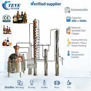 Towin 1000L Destilador <span class=keywords><strong>de</strong></span> Reflujo <span class=keywords><strong>de</strong></span> Cobre para <span class=keywords><strong>Whisky</strong></span>, Alcohol, Ginebra y Vodka con Bomba <span class=keywords><strong>de</strong></span> Motor - Product Image 1
