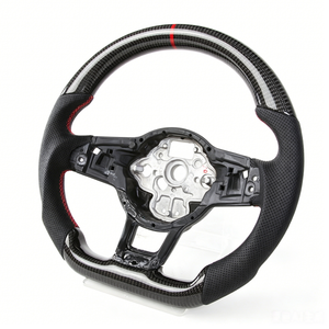 Volante de Fibra de Carbono a <span class=keywords><strong>Precio</strong></span> de Fábrica para Volkswagen Golf 7 75 <span class=keywords><strong>GTI</strong></span> GTD GTE R <span class=keywords><strong>Polo</strong></span> <span class=keywords><strong>GTI</strong></span> Tiguan Passat - Product Image 1