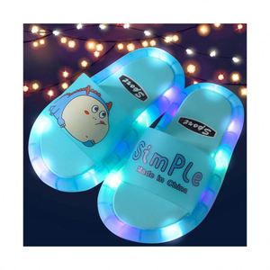 <span class=keywords><strong>Scarpe</strong></span> da Spiaggia Estive per Bambini con Suola in PVC, Ciabatte con <span class=keywords><strong>Luci</strong></span> LED a Forma di Cartone Animato - Product Image 2