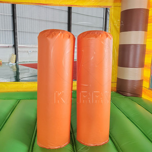 Inflatable đẳng cấp lớn trong nhà trẻ em bị trả lại nhà rừng nhảy đẳng cấp cây cọ thương mại Inflatable lâu đài bouncy cho thuê - Product Image 5