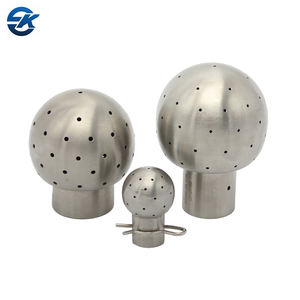 Gıda sınıfı paslanmaz çelik SS304 SS316L sabit sprey topu döner temizleme topu süt tankı için - Product Image 3