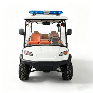 Electric 4 Wheel Medical Emergency Transport Golf <b>Cart</b> With <b>Foldable</b> Stretcher - Product Image 3