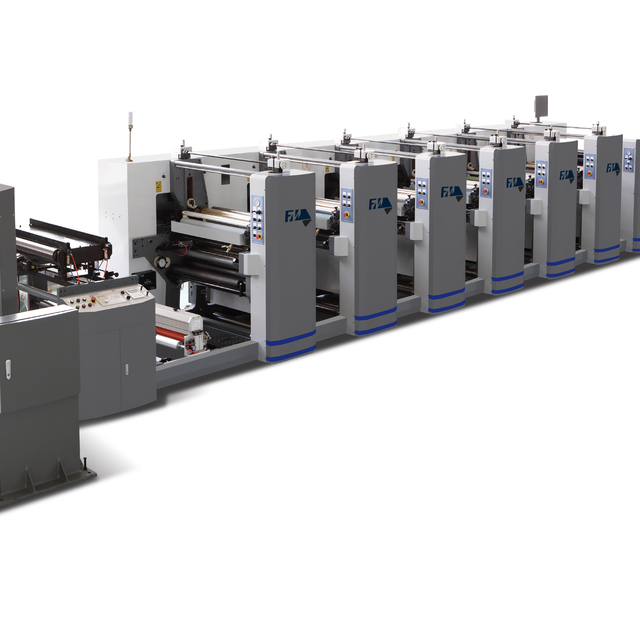 Fully Automatic New 6-Color In-Line Flexo Paper Label Printer with Android Control for Woven Sacks and PP Bags