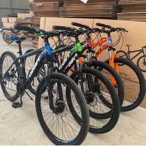 MTBGOO wholesale 26 27.5 29 inch support mountainbike 21 speed carbon Mtb bicycle steel full suspension mountain bike