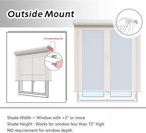 Precio competitivo Persianas de ventana Cortinas Roman Roller Shades con buenas críticas - Product Image 4
