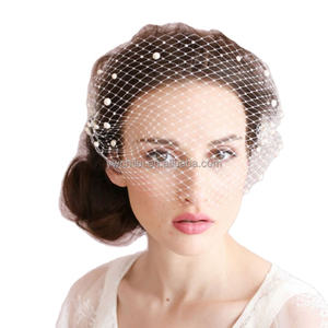 <span class=keywords><strong>1920S</strong></span> Flapper Fascinator Mesh Veil <span class=keywords><strong>Headband</strong></span> - Product Image 1