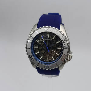Reloj NH70 con diseño hueco, vintage, luminoso, con manecillas luminosas, movimiento automático, resistente al agua, para hombre, con correa azul. - Product Image 2