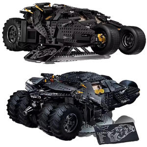 Blocchi <span class=keywords><strong>di</strong></span> Costruzione in Plastica 76240 Batmobile Compatibili Transfrontalieri, Giocattolo da Assemblare per Auto del Cavaliere Oscuro, Uso Interno, Età 0-24 Mesi - Product Image 5