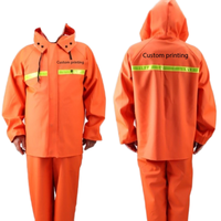 Ensemble imperméable vert militaire personnalisable imperméable chimique respectueux de l'environnement PVC réfléchissant épaissi pour la pêche