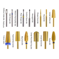 Accessoires pour ponceuse à ongles XF F M C XC – Embouts de sécurité professionnels en carbure de tungstène pour ponceuse à ongles